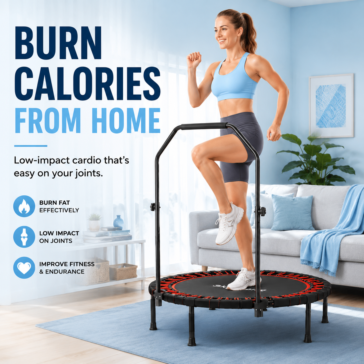 SkyBound™ Foldable Mini Trampoline